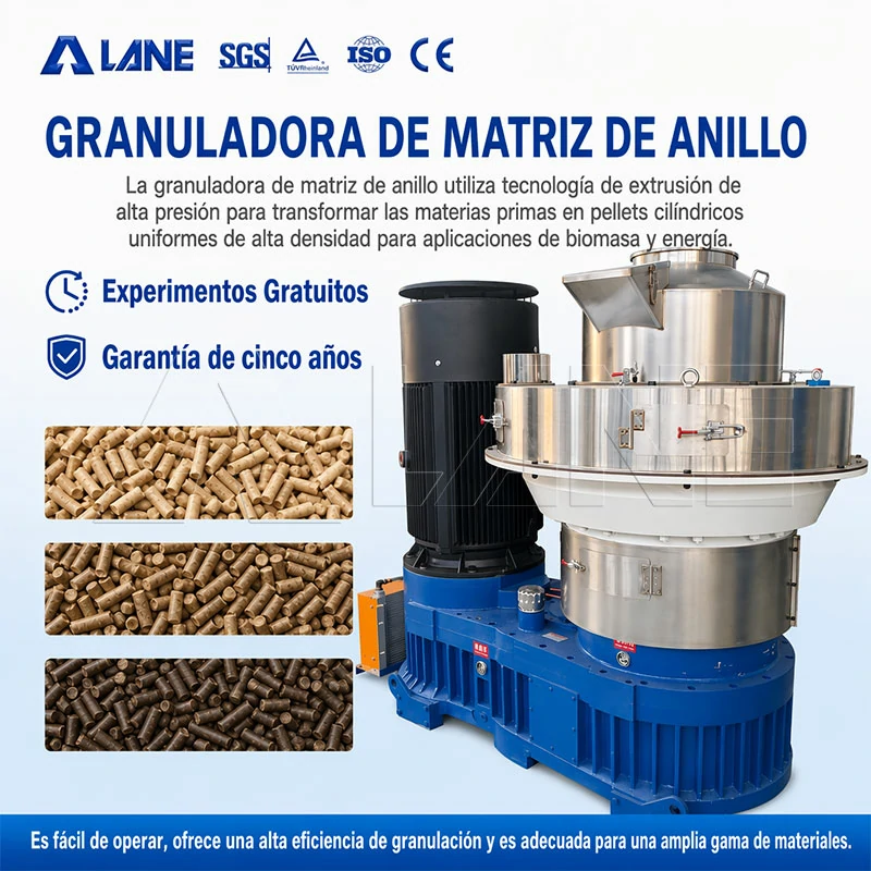 Molino vertical de pellets de matriz anular