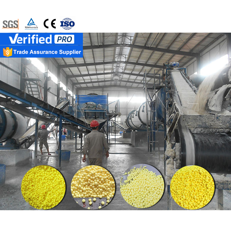 línea de producción de urea con azufre