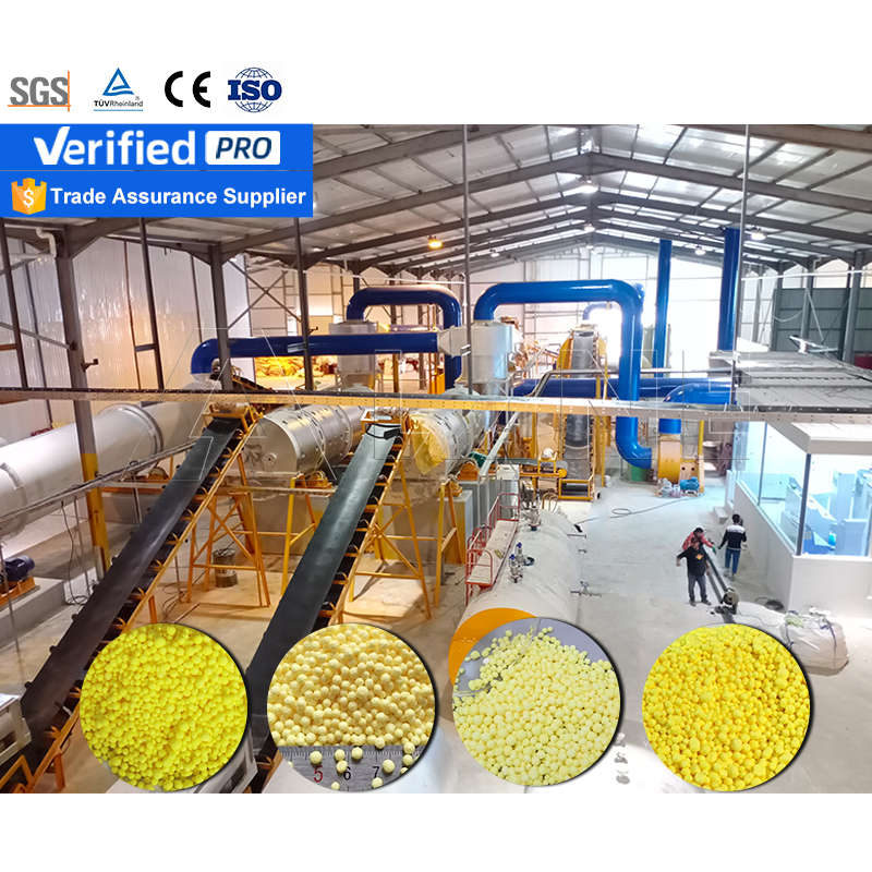 línea de producción de urea con azufre