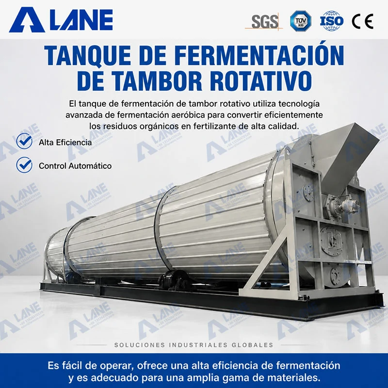 Tanque de fermentación rotativo