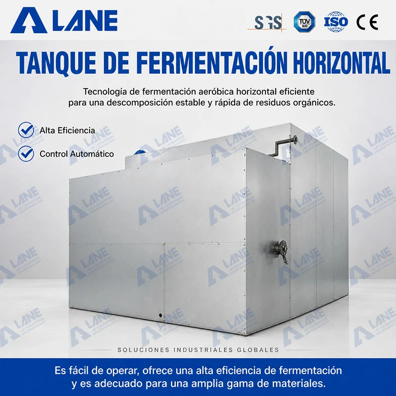 Tanque de fermentación horizontal