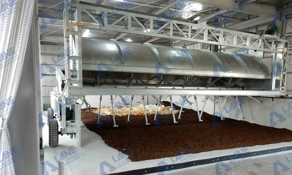 Volteadora de Compost de Tipo Cuchilla y Hacha